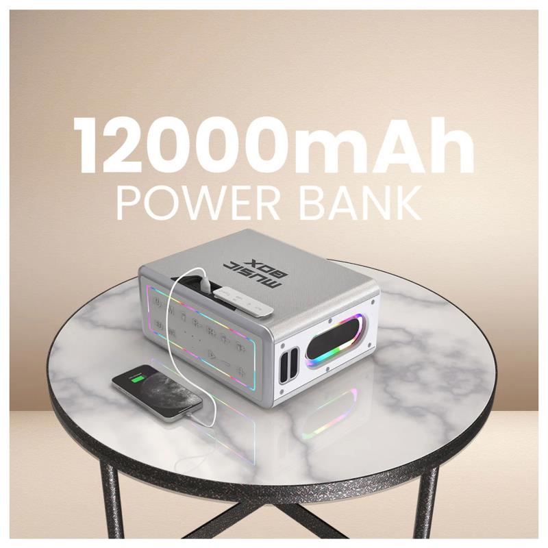 Φορητό Ηχείο Bluetooth HiFuture Music Box Karaoke BT 5.0 12000mAh 100W Μαύρο