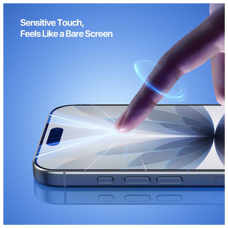 Tempered Glass 2.5D Dux Ducis Apple iPhone 17 με Dust-free Auto Alignment Kit Roga Μαύρο (1 τεμ.)