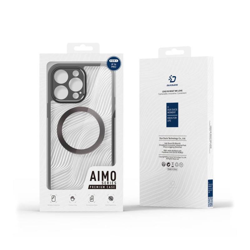 Θήκη TPU & PC Dux Ducis Aimo Magnetic MagSafe Apple iPhone 14 Pro Μαύρο