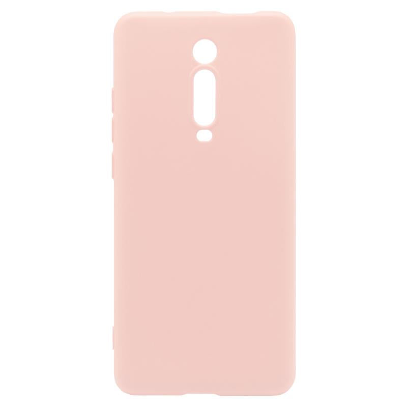 Θήκη Liquid Silicon inos Xiaomi Mi 9T/ Mi 9T Pro L-Cover Σομόν