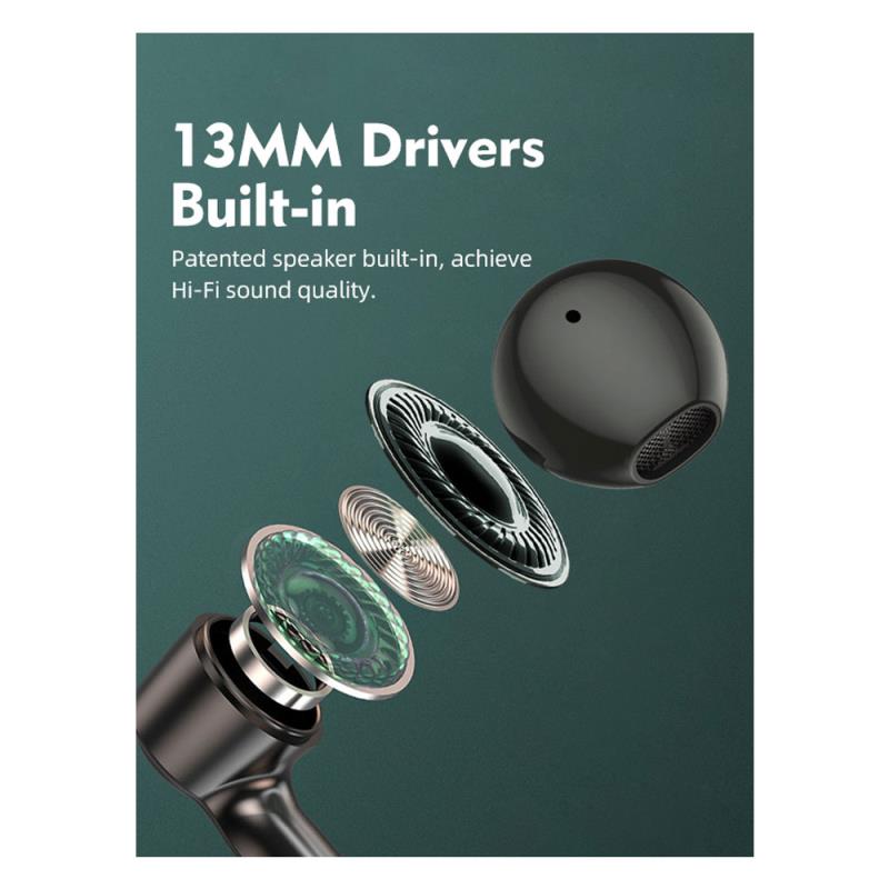 True Wireless Ακουστικά Bluetooth iPro TW100 Μαύρο