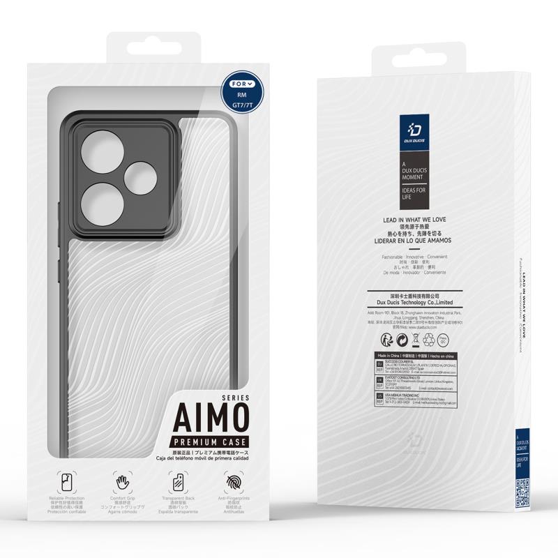 Θήκη TPU & PC Dux Ducis Aimo Realme GT 7/ 7T Μαύρο