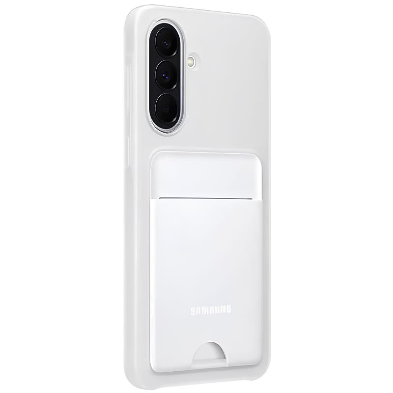 Θήκη Σιλικόνης Samsung EF-OA376TJE A376 Galaxy A37 5G με Card Slot Ανοικτό Γκρι