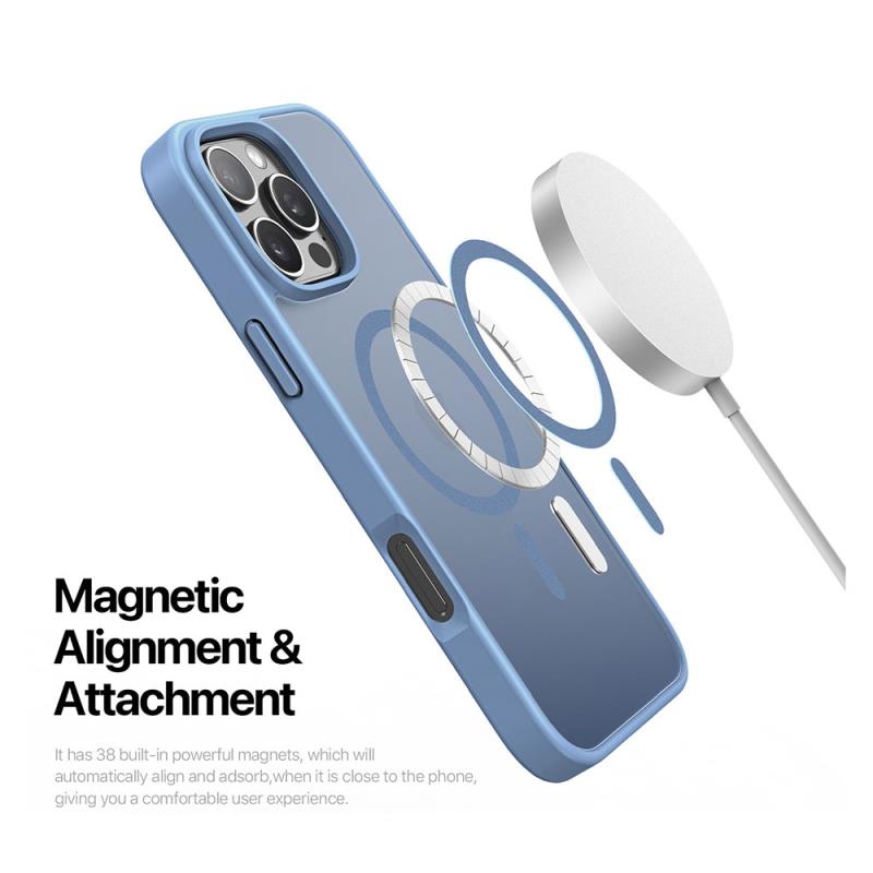 Θήκη TPU & PC Dux Ducis Apple iPhone 16 Pro Max Magnetic MagSafe Yind Μαύρο