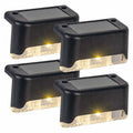 Ηλιακό Φωτιστικό Εξ. Χώρου LED Homepluss Berevo 0.06W 100 mAh 1lm με Αισθητήρα Φωτός για Σκαλιά/ Κάγκελα Μάυρο (4 τεμ.)