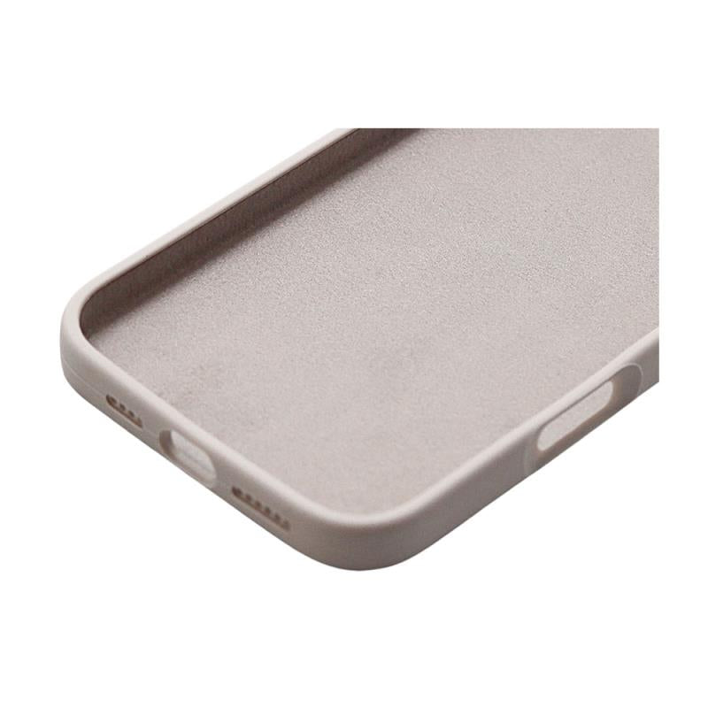 Θήκη Liquid Silicon inos Apple iPhone 16 Pro Max 5G Velvet Ανοιχτό Γκρι