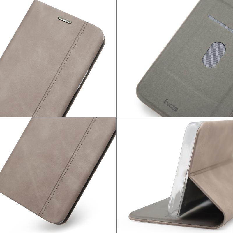 Θήκη Flip Book inos Apple iPhone 14 Pro 5G S-Folio NE Stone