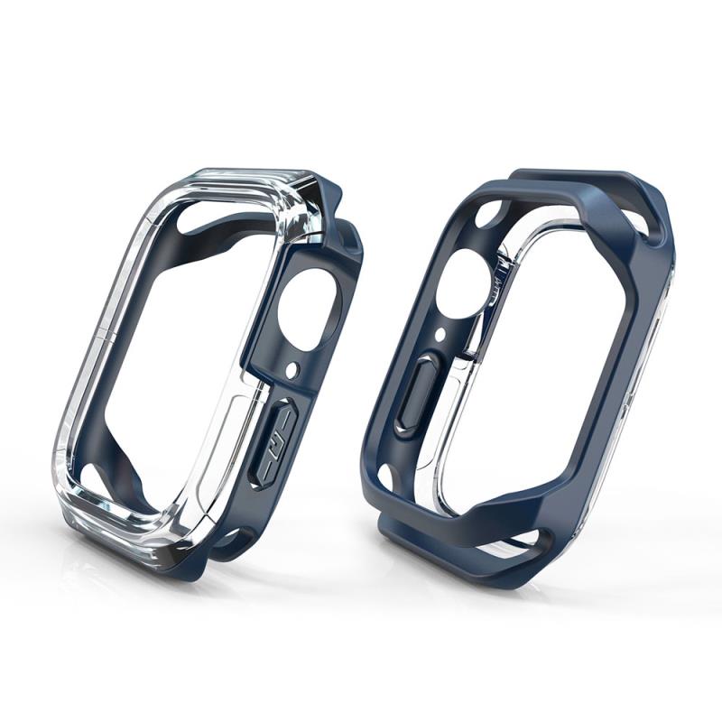 Θήκη TPU & PC Devia Apple Watch 4/ 5/ 6/ SE 40mm Sport Shock Proof Σκούρο Μπλε
