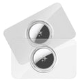 Θήκη PC Dux Ducis για Apple AirTag Card-Shaped Διάφανο-Μαύρο (2 τεμ.)