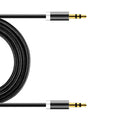 Καλώδιο Ήχου Braided inos 3.5mm/3.5mm 1m Μαύρο