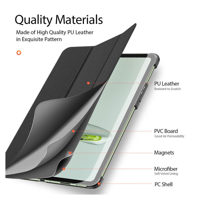 Θήκη TPU Flip Shock Proof Dux Ducis Domo OnePlus Pad Go Μαύρο