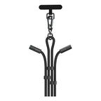 Καλώδιο Σύνδεσης USB 2.0 Woven Adjustable Lanyard Devia EC657 USB C σε USB C PD 60W 1.6m Extreme Μαύρο