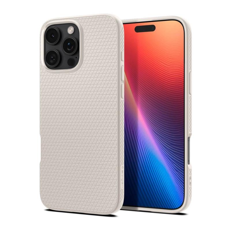Θήκη Soft TPU Spigen Liquid Air Apple iPhone 16 Prο Τιτάνιο
