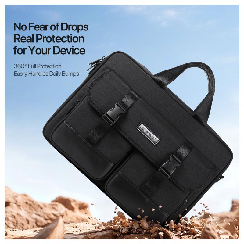 Θήκη Laptop Ώμου Dux Ducis Edge για Laptop/ Macbook/ Notebook/ Tablet 14.0"-15.4" Large Capacity Μαύρο