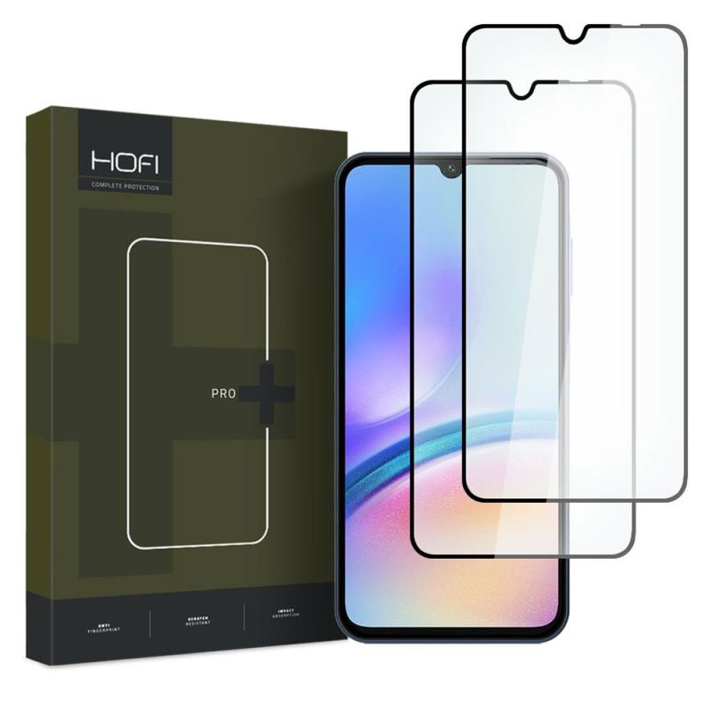 Tempered Glass Full Face Hofi Pro+ Samsung A057 Galaxy A05s Μαύρο (2 τεμ.)