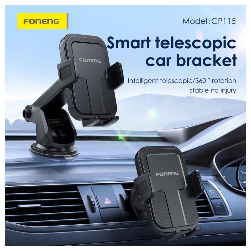 Universal Βάση Στήριξης Ταμπλό Αυτοκινήτου Foneng CP115 για Smartphones 4.5"-7.0" Μαύρο