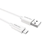 Καλώδιο Σύνδεσης USB 2.0 Duracell USB A σε Micro USB 10W 1m Λευκό