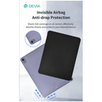 Θήκη Flip TPU Devia Apple iPad Air 11.0" (2024) Cool Series Μαύρο