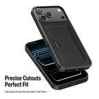 Θήκη TPU PU & PC Dux Ducis Pocard Apple iPhone 17 Pro Max Μαύρο