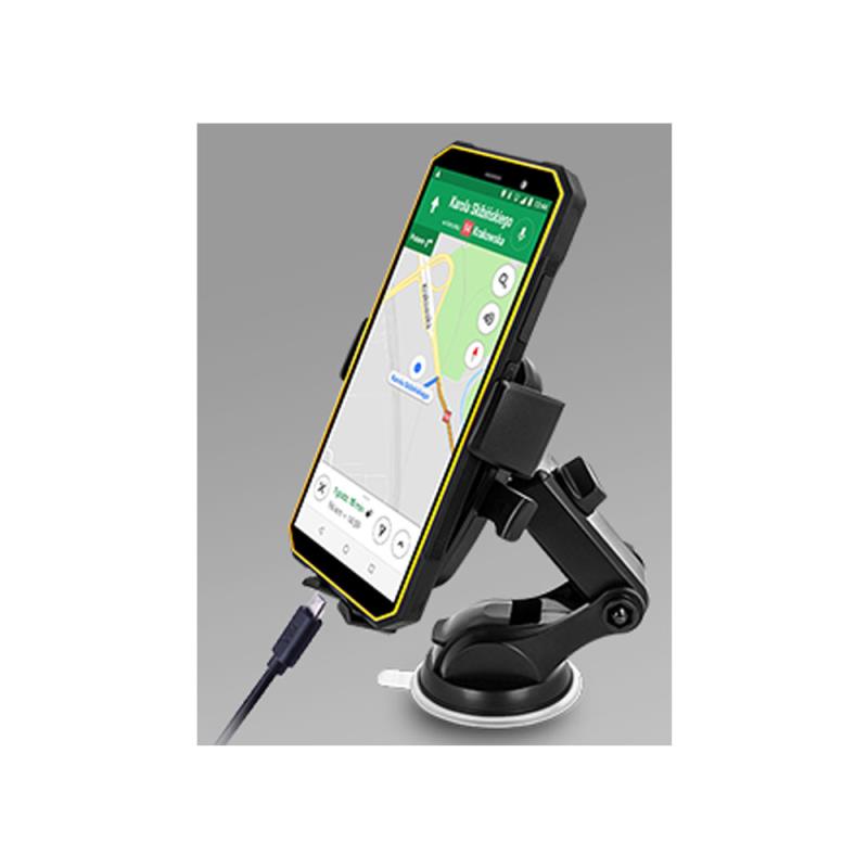 Universal Hammer T-Shape Car Dashboard & Windshield Mount Black
