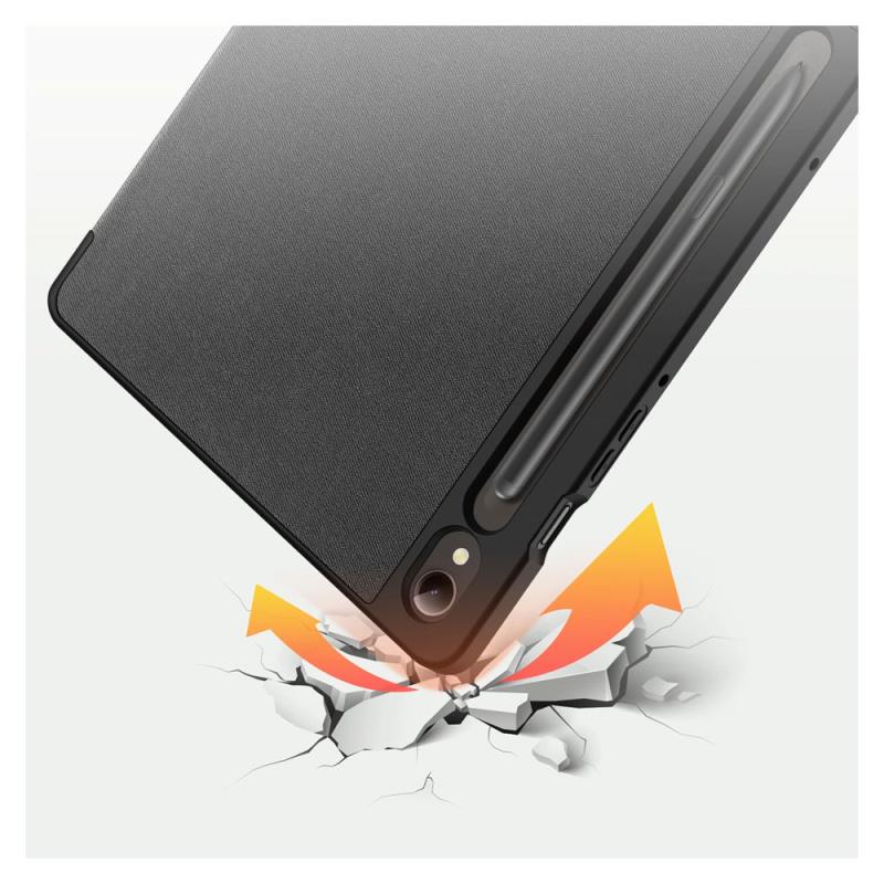 Θήκη TPU Flip Shock Proof Dux Ducis Domo Samsung Galaxy Tab S9 FE 10.9" Wi-Fi/ 5G Μαύρο