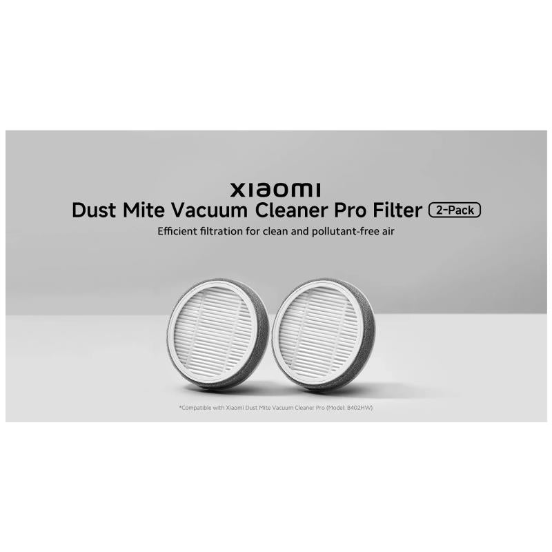 Ανταλλακτικό Φίλτρου Σκόνης Xiaomi BHR8935GL για Ηλεκτρικό Σκουπάκι Χειρός Xiaomi Dust Mite Pro Λευκό (2 τεμ.)