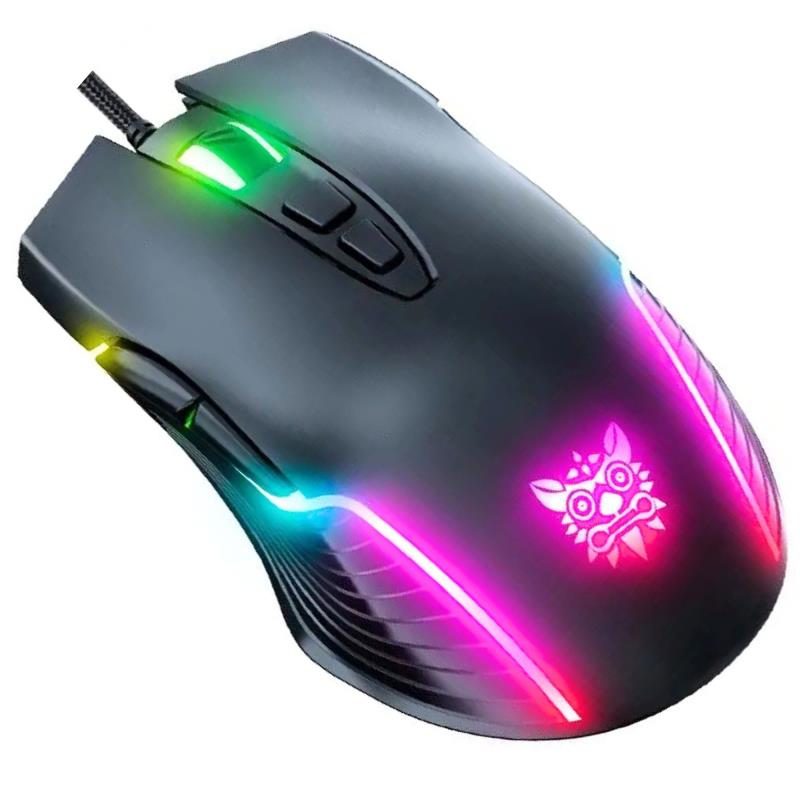 Ενσύρματο Ποντίκι Gaming Onikuma CW905 RGB Μαύρο