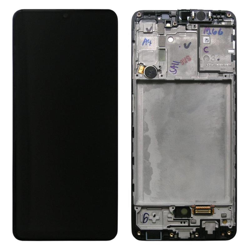 Οθόνη με Touch Screen & Μπροστινή Πρόσοψη Samsung A315G Galaxy A31 Μαύρο (Original)