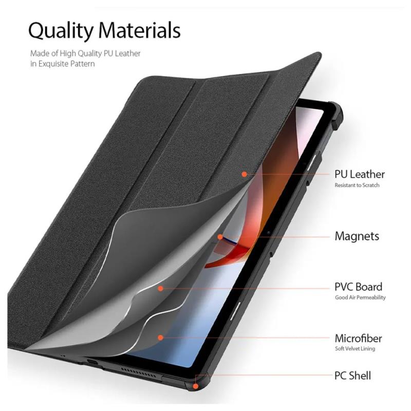 Θήκη TPU Flip Shock Proof Dux Ducis Domo Xiaomi Redmi Pad 10.6" Μαύρο