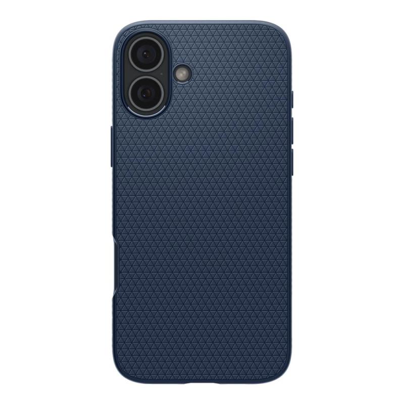 Θήκη Soft TPU Spigen Liquid Air Apple iPhone 16 Σκούρο Μπλε