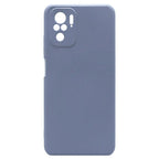 Θήκη Liquid Silicon inos Xiaomi Poco M5S/ Redmi Note 10/ 10S L-Cover Γκρι-Μπλε