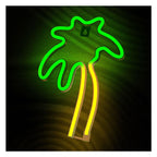Neon LED Neolia NNE04 PALM (USB & On/Off) Πράσινο - Πορτοκαλί