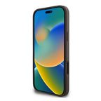 Θήκη PU Guess Apple iPhone 16 Pro Hardcase Classic Logo 4G Καφέ