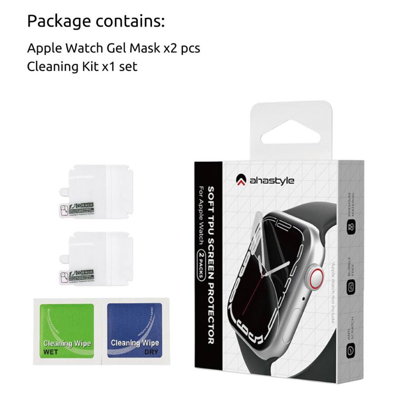 Screen Protector Soft TPU Ahastyle WG49-2 Apple Watch Ultra 1/ 2/ 3 49mm (2 τεμ.)