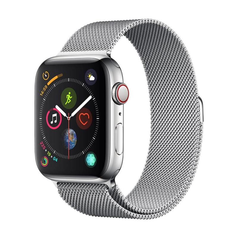 Λουράκι Devia Milanese Loop Apple Watch (38/ 40/ 41/ 42mm) Elegant Ασημί
