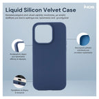 Θήκη Liquid Silicon inos Xiaomi Redmi A5 Velvet Μωβ