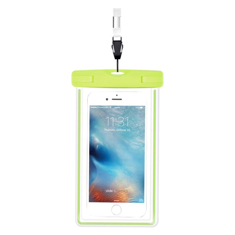 Waterproof Θήκη Devia Ranger Fluorescence για Smartphones έως 5.5" Ανοιχτό Πράσινο