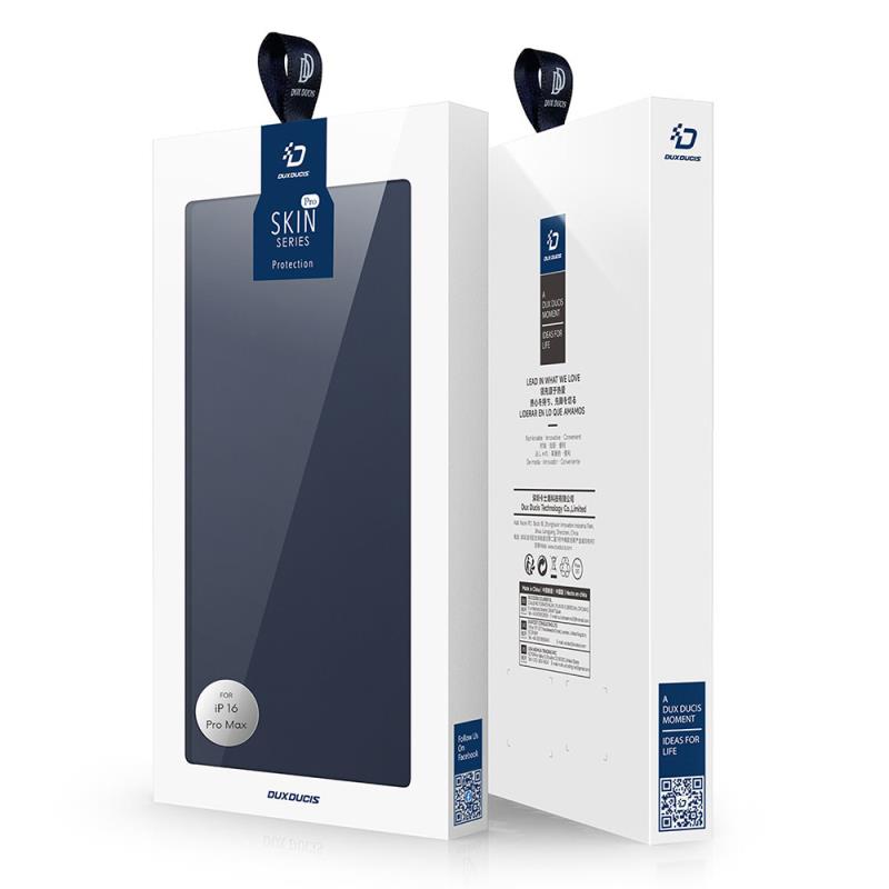 Θήκη Flip Dux Ducis Apple iPhone 16 Pro Max Skin Pro Μπλε