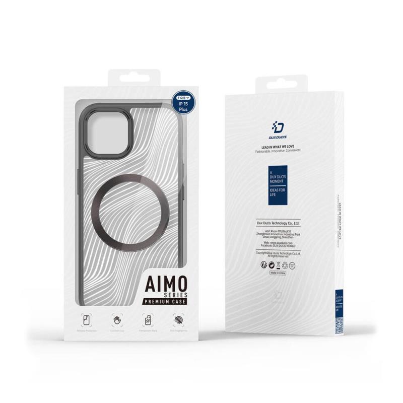Θήκη TPU & PC Dux Ducis Aimo Magnetic MagSafe Apple iPhone 15 Plus Μαύρο