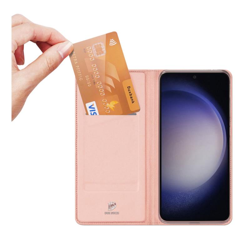 Θήκη Flip Dux Ducis Samsung Galaxy S24 Ultra 5G Skin Pro Ροζ