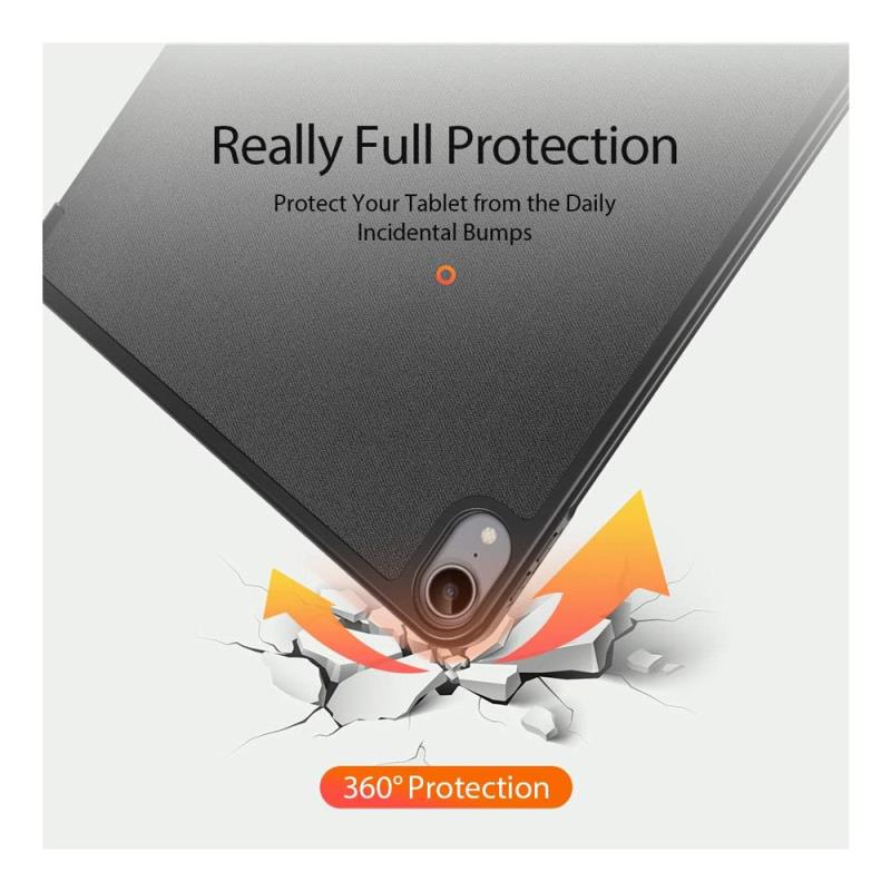 Θήκη TPU Flip Shock Proof Dux Ducis Domo Apple iPad 10.2" (2019)/ (2020)/ (2021) Μαύρο
