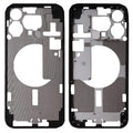 Μεσαίο Πλαίσιο Apple iPhone 15 Pro Titanium Μαύρο (OEM)