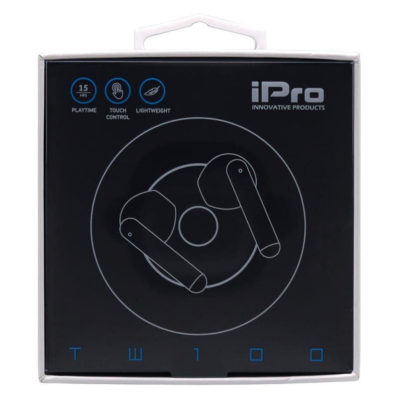 True Wireless Ακουστικά Bluetooth iPro TW100 Μαύρο
