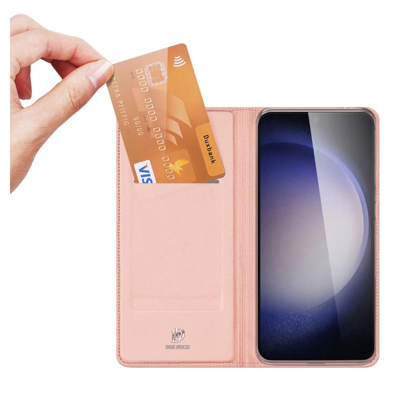 Θήκη Flip Dux Ducis Samsung Galaxy S23 FE 5G Skin Pro Ροζ