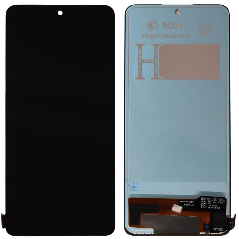 Οθόνη με Touch Screen Xiaomi Poco M7 Pro 5G IPS LCD Version Μαύρο (OEM)