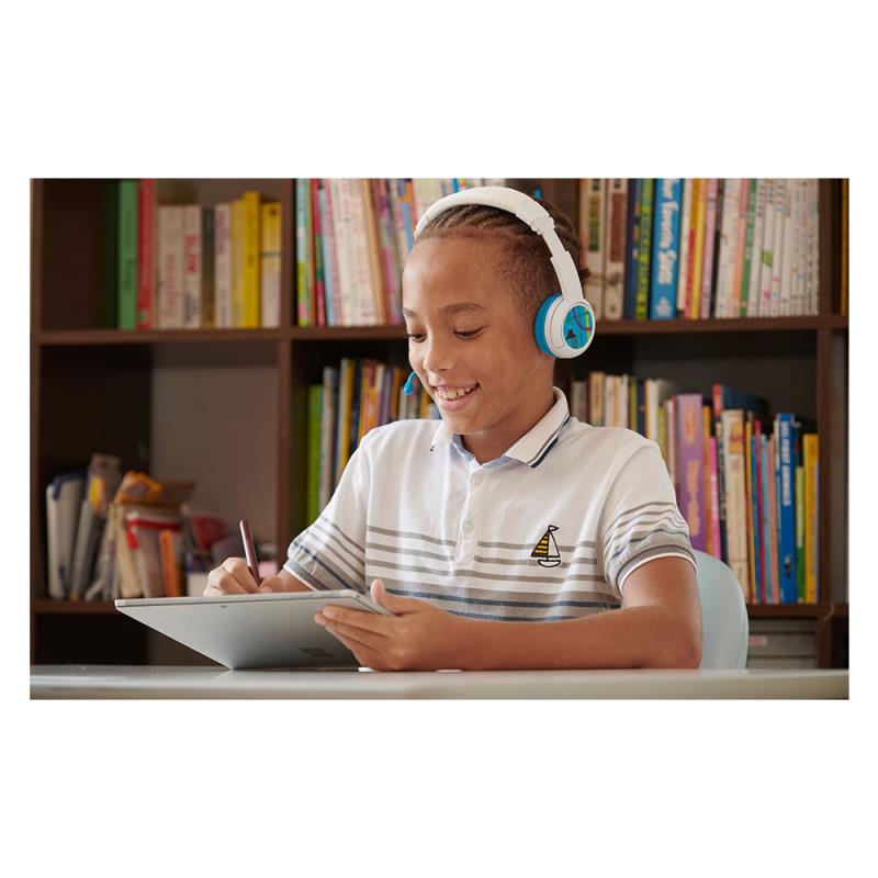 Ασύρματα Ακουστικά Κεφαλής BuddyPhones School+ για Παιδιά Μπλε