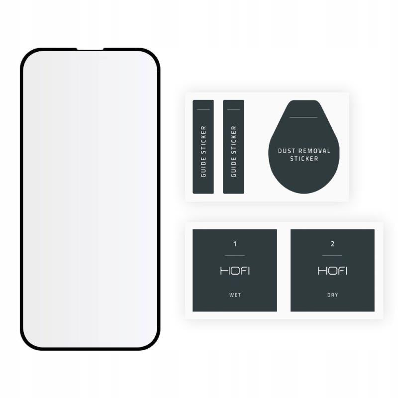 Tempered Glass Full Face Hofi Pro+ Apple iPhone 13 Pro Max Μαύρο (1 τεμ.)