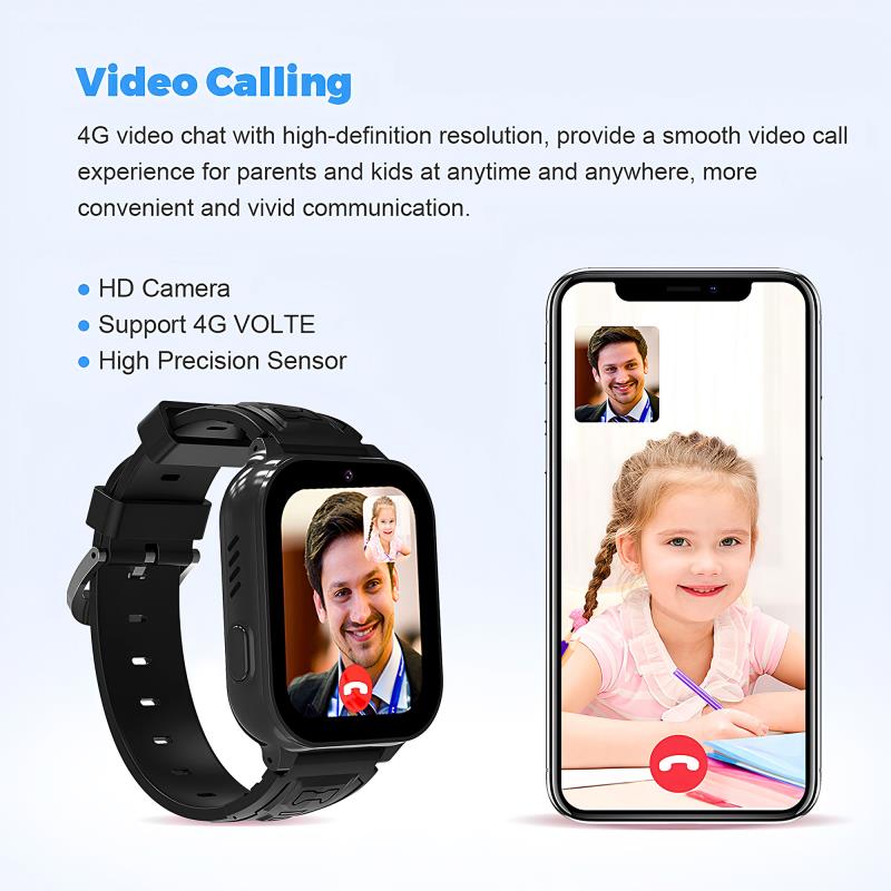Smartwatch Blavec K-02 με GPS για Παιδιά Μαύρο