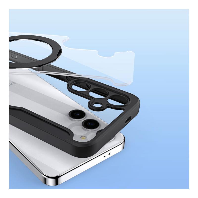 Θήκη Flip Dux Ducis Samsung Galaxy S24 5G Magnetic Wallet με Stand Skin X Pro Μαύρο