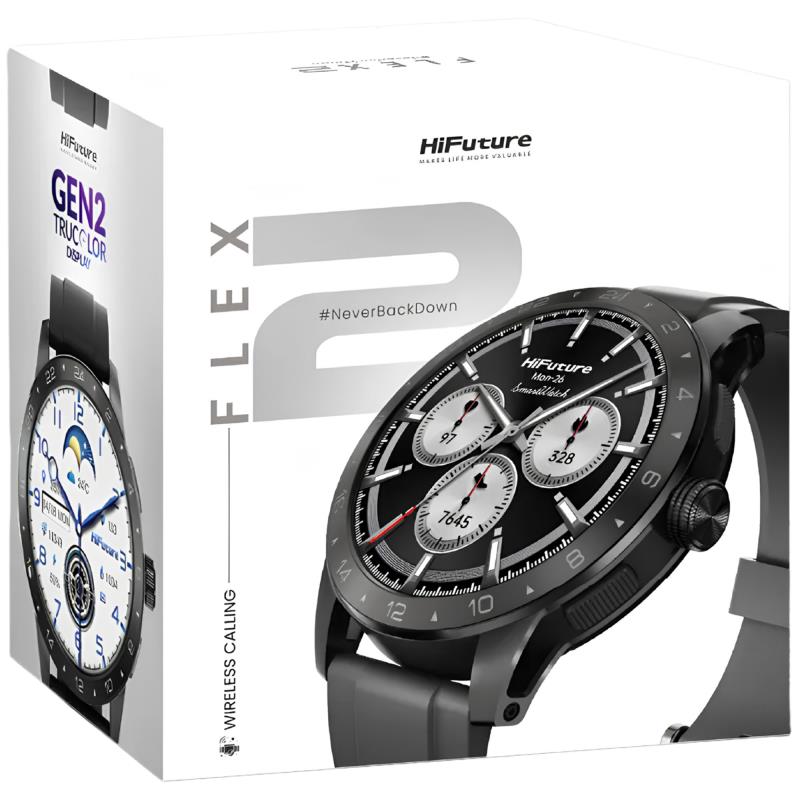 Smartwatch HiFuture Flex 2 1.39" Μαύρο